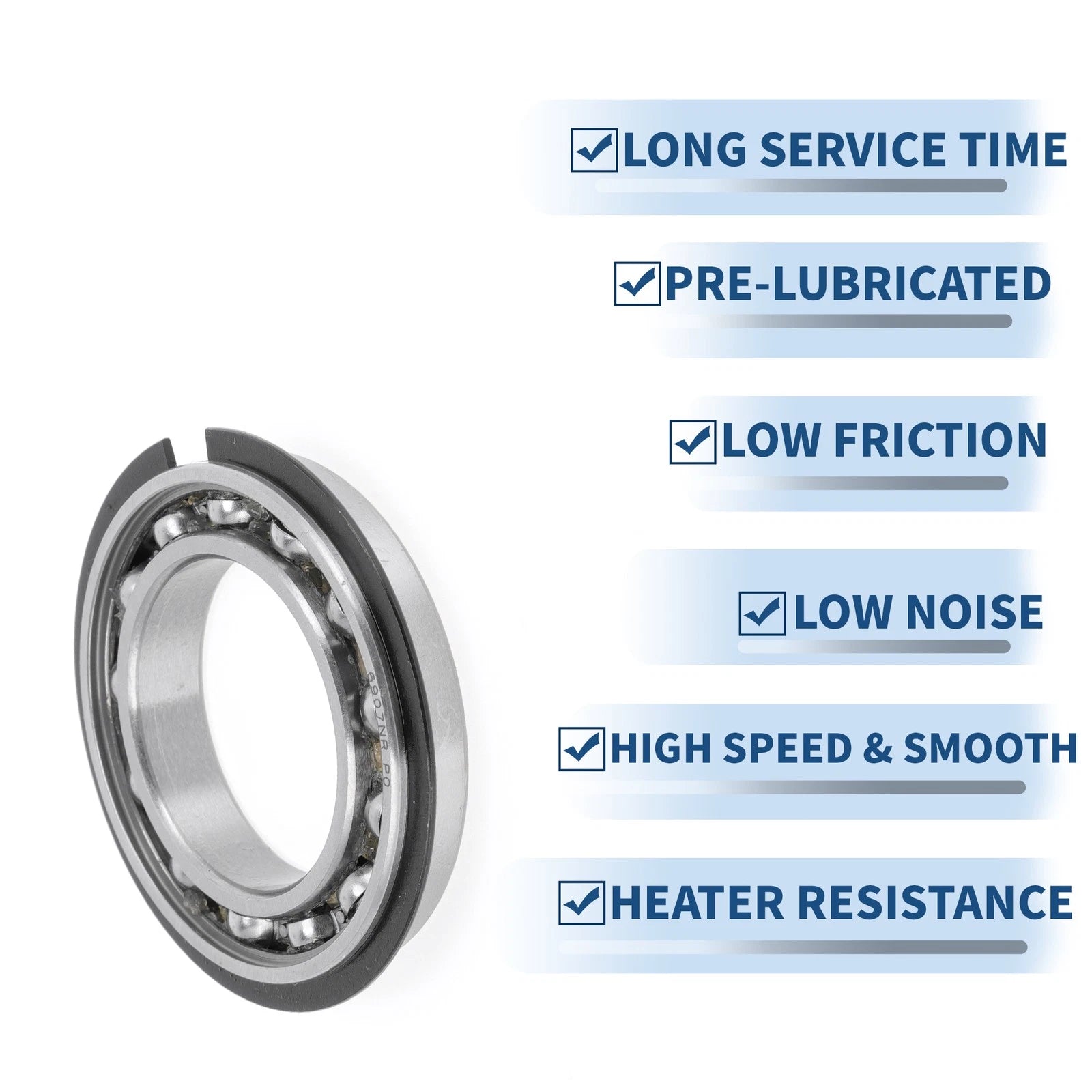 Deep Groove Ball Bearing 35x55x10mm for Scooter Skateboard (P0)