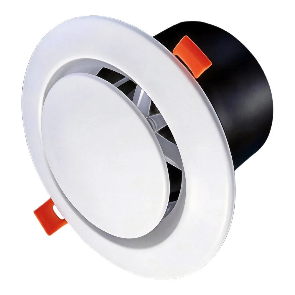 ABS Round Cornice Vent Cover 75mm 100mm for Bathroom Dryer Exhaust