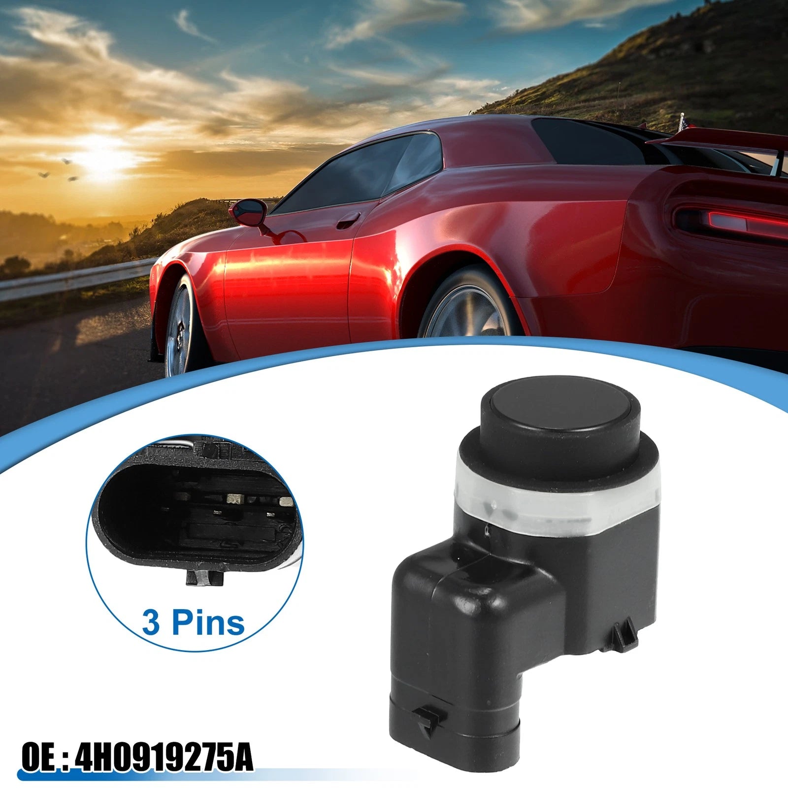 PDC Reverse Parking Assist Sensor for Audi A5 (2007–2015) 4H0919275A