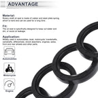 Set of 5 Oil Seal Ring 45x60x10mm NBR Rubber for Rotary Shaft
