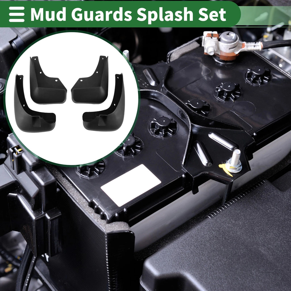 Mud Flaps Splash Guards for Chevrolet Captiva Sport (2015–2019) W/ Mounts