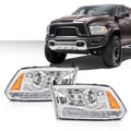 Chrome Projector Headlights with LED DRL for Dodge Ram 1500 2500 3500