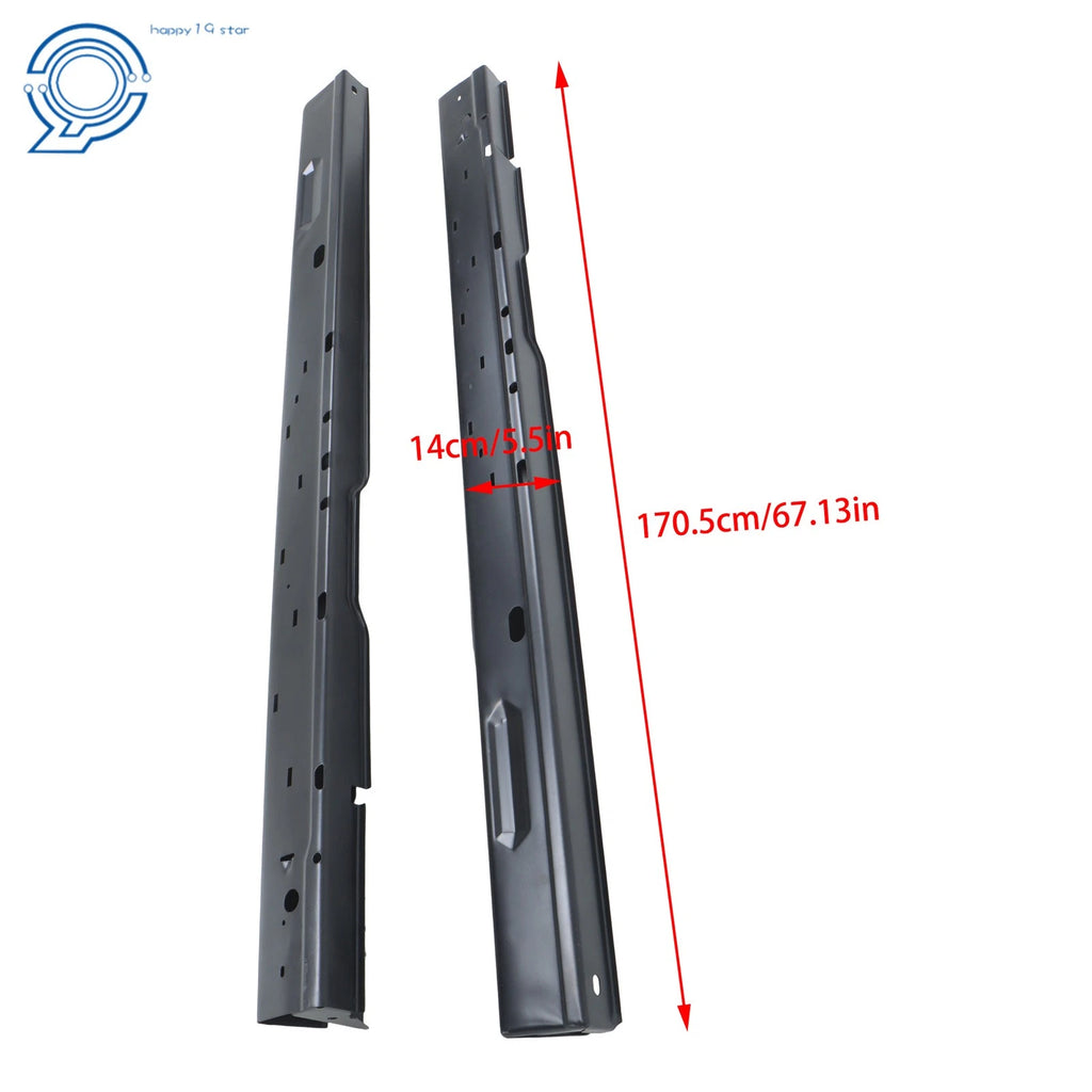 Set of 2 Steel Rocker Panels for Ford Ranger 2Dr Extended Cab (1993–2011)