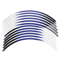 21" 19" Rim Stripes Wheel Stickers for Kawasaki KX 250F (2004-2021) Blue