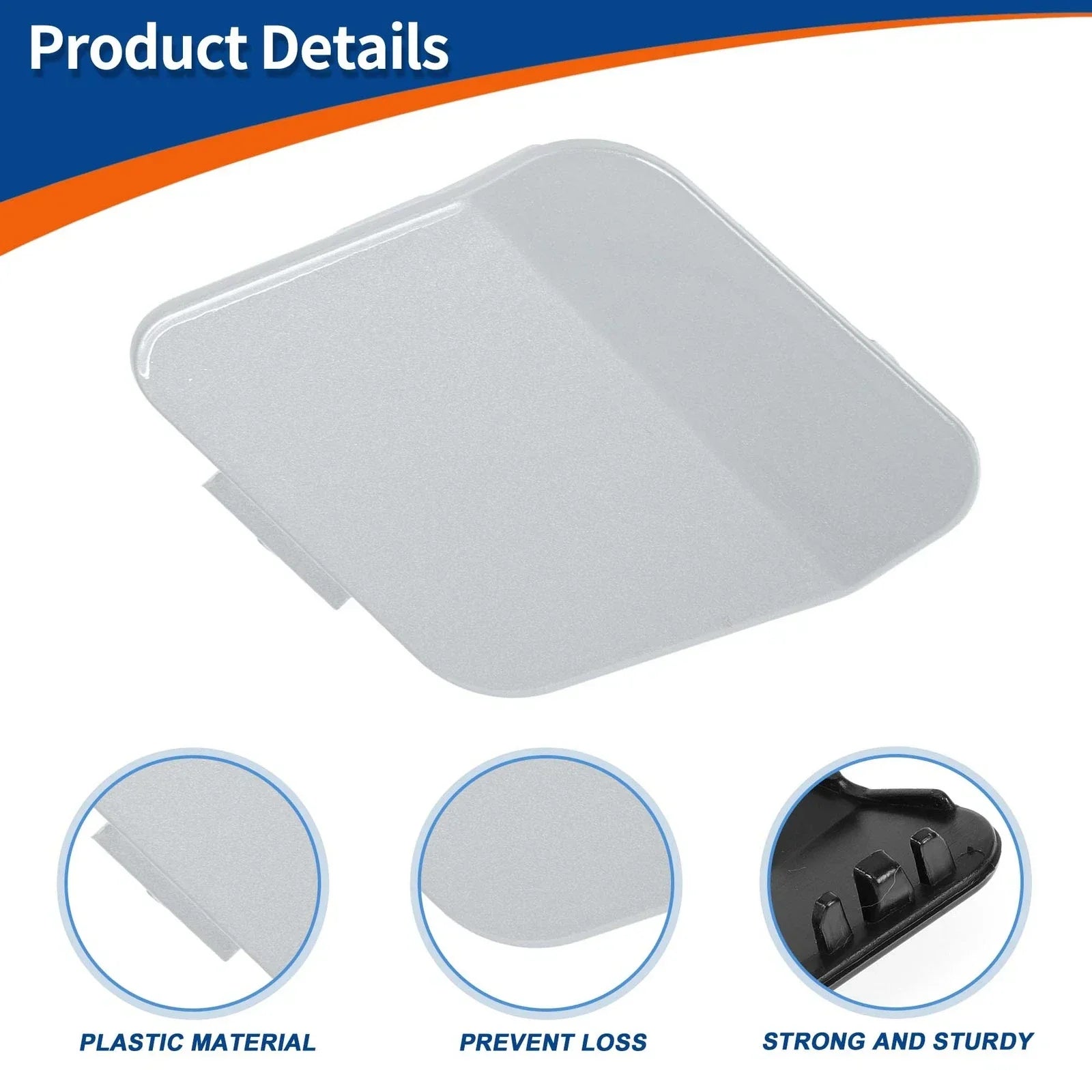 Tow Hook Cover for BMW 114i Ice Silver (2012-2014)