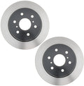 Set of 2 Vented Rear Brake Rotors 345mm for Cadillac Chevy GMC (Police)