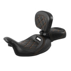 Driver Passenger Seats Backrest Pad for Harley CVO Street Glide (2009–2023)