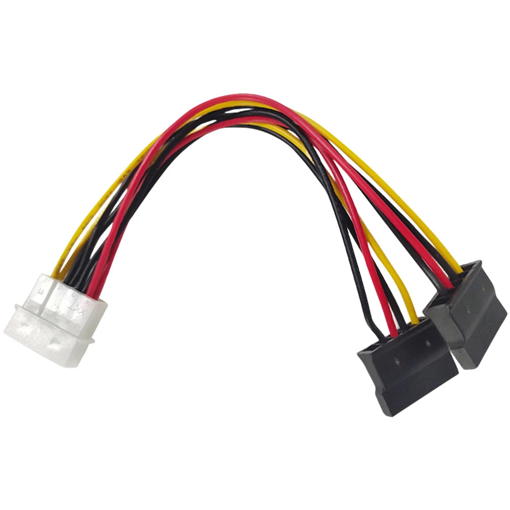 4-Pin Male to SATA 15-Pin Female Power Adapter for IDE HDD Upgrade