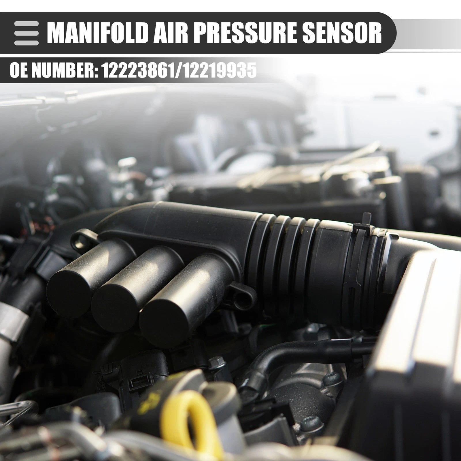 Set of 1 Manifold Air Pressure Sensor for Buick Century (1997–2005) No.12223861/12219935