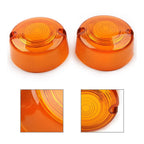 Amber Turn Signal Lens Cover for Harley Dyna FXD FXR Sportster XLH 883 1200 FXST