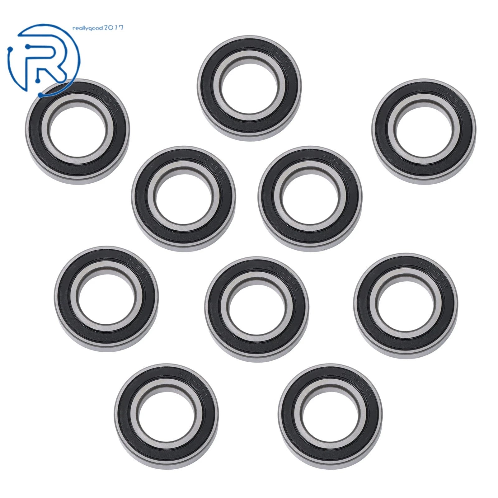10X R18-2RS Double Rubber Seals for Deep Groove Ball Bearing (1-1/8" × 2-1/8" × 1/2")