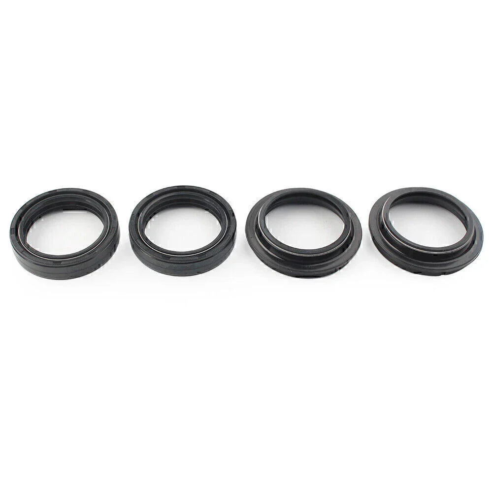 4 x Black 43X54 Motorcycle Front Fork Damper Shock Absorber Seal for Bike