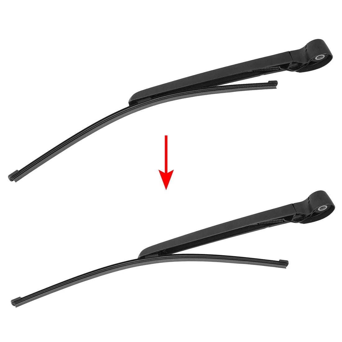 Set of 2 Rear Windshield Wiper Blade Arms 405mm for Audi Q3 (2011–2017)
