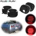 LED Tail Lights for Chevy Corvette C4 ZR1 (1990–1996) Smoke Finish
