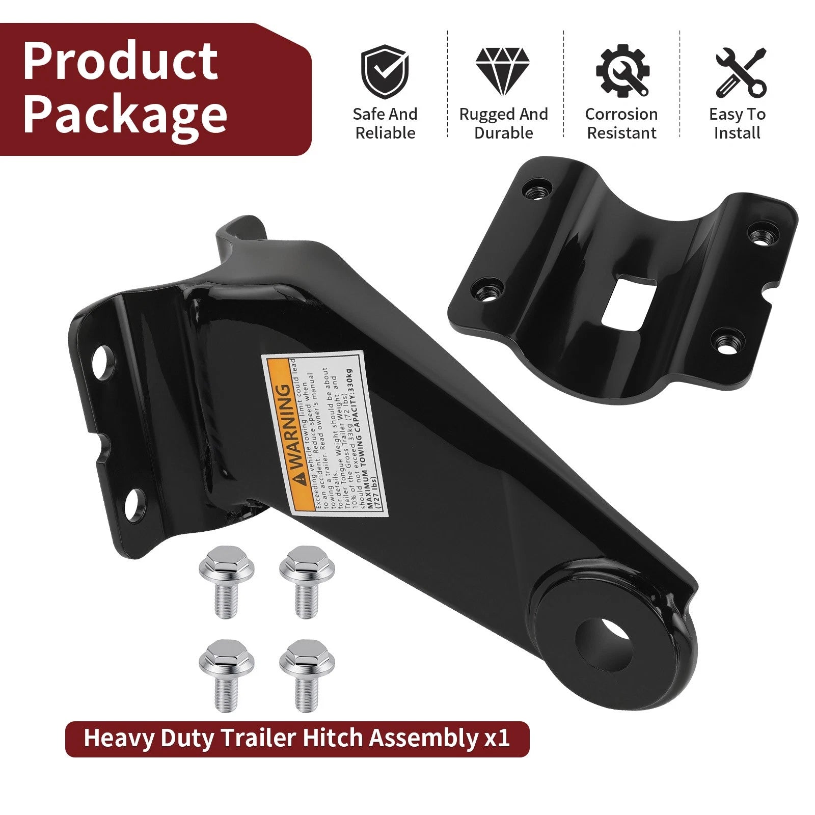 Trailer Hitch for Suzuki Ozark 250 LTF250 (2002–2016)