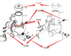 Water Distribution Housing Assy 863631T1 for Mercury Mercruiser