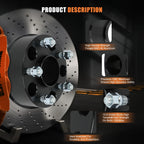2X 2" Wheel Spacers 5x5 14x1.5 for Jeep Wrangler (2019–2022) Grand Cherokee