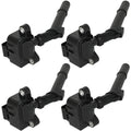 Set of 4 Ignition Coils for Mercedes-Benz GLA200 (2014–2016) L4 1.6L Turbo