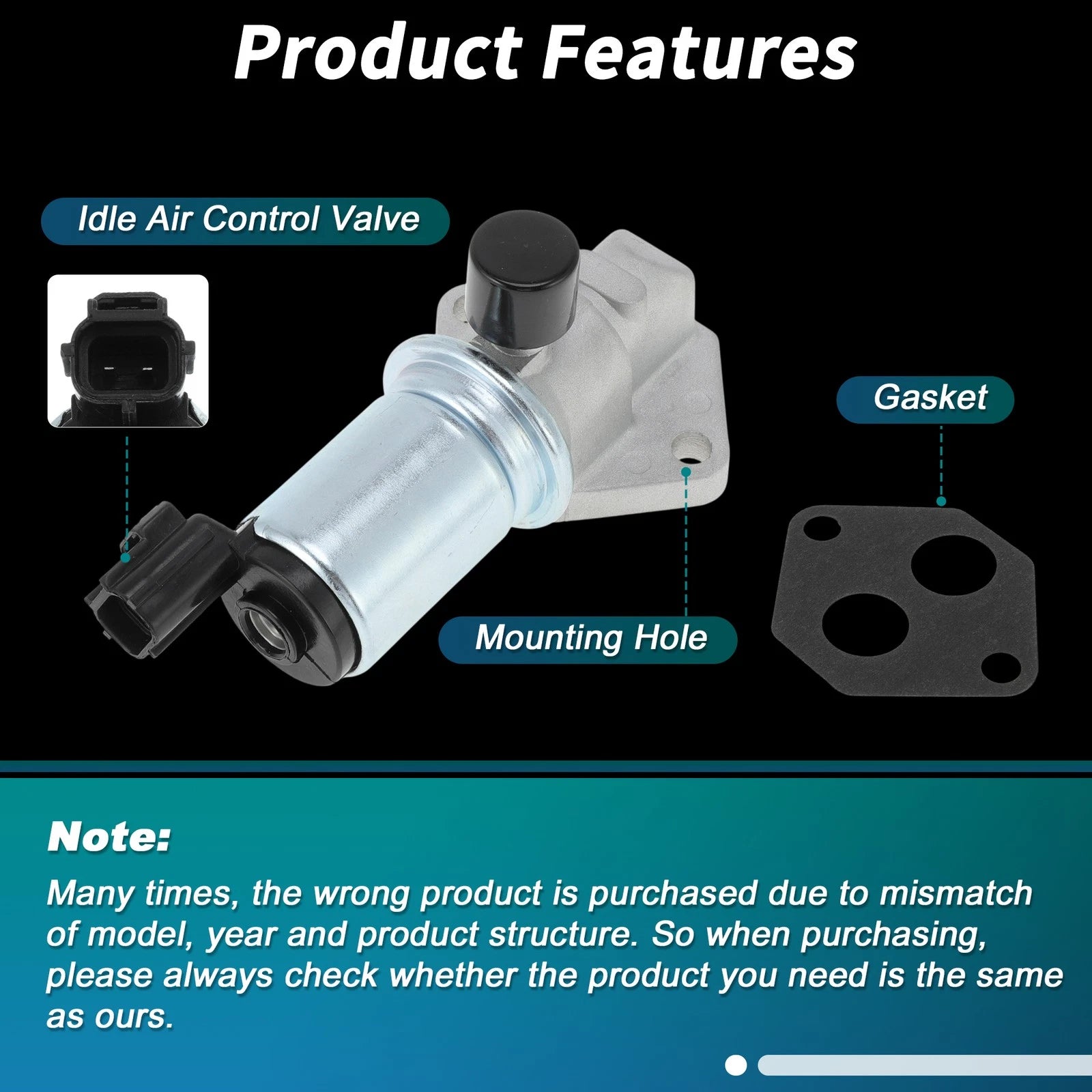Idle Air Control Valve for Ford Ranger (1996–2000) No.ZZR520660