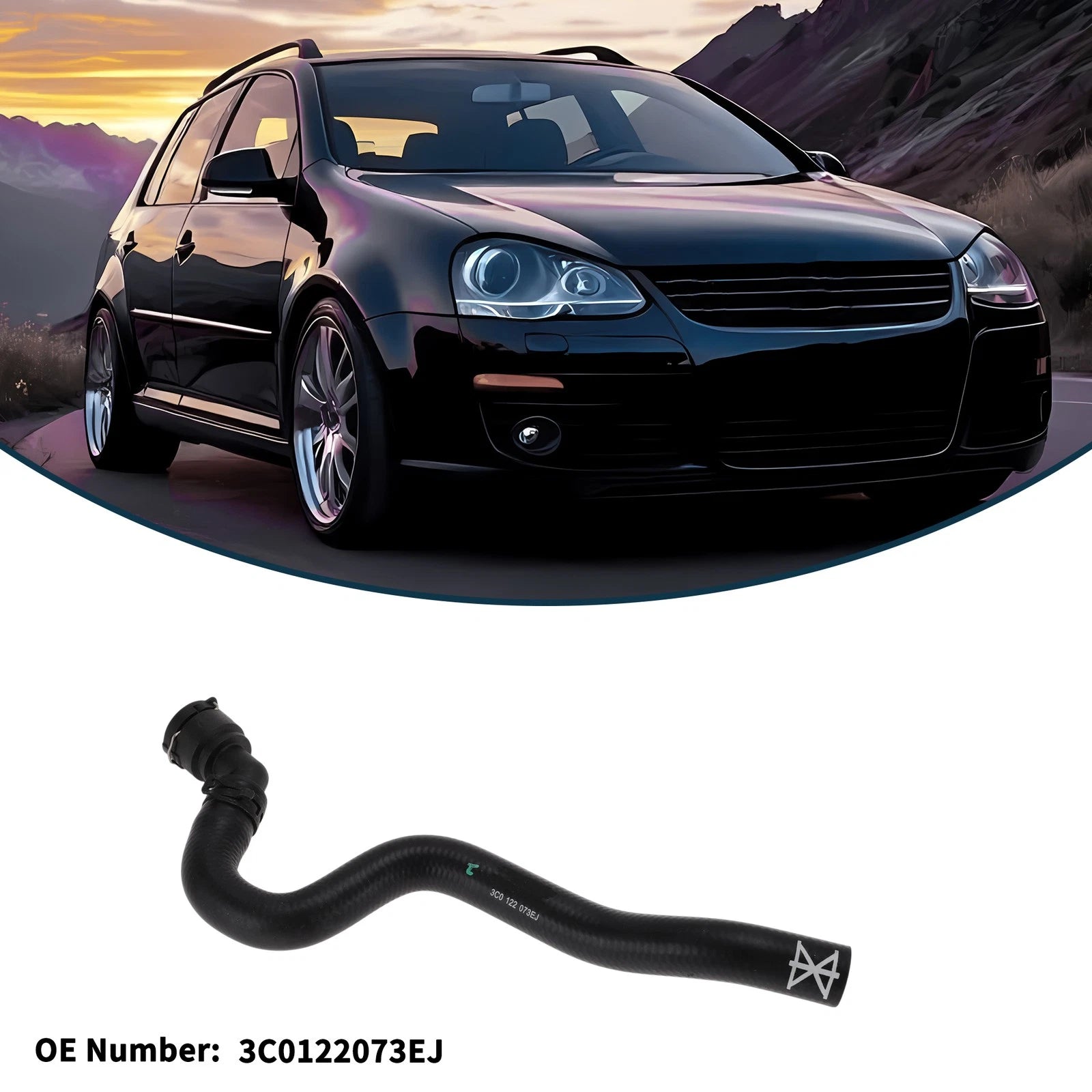 Radiator Hose No.3C0122073EJ for Volkswagen Magotan (2007)