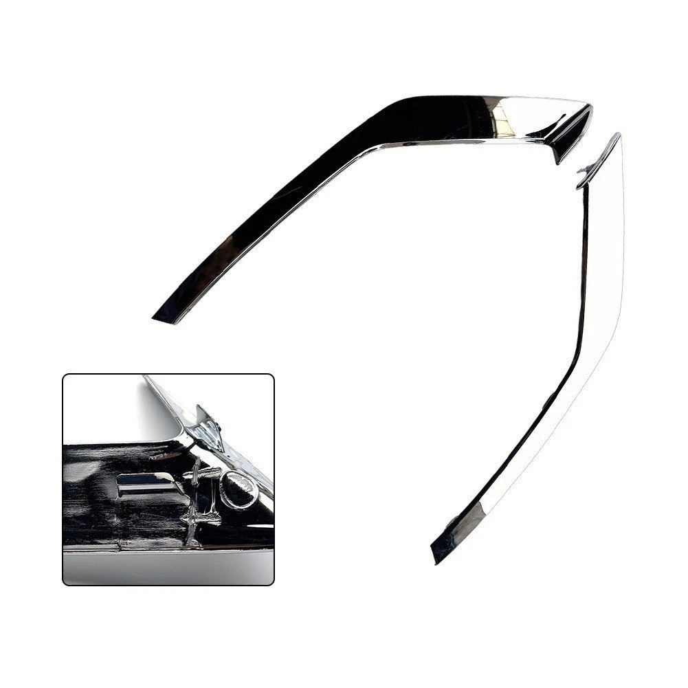 Set of 2 Front Bumper Fog Light Grille Covers for Volvo S60 (2020–2026)