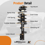 Front Struts w/Coil Spring for Toyota Corolla (2003–2008)