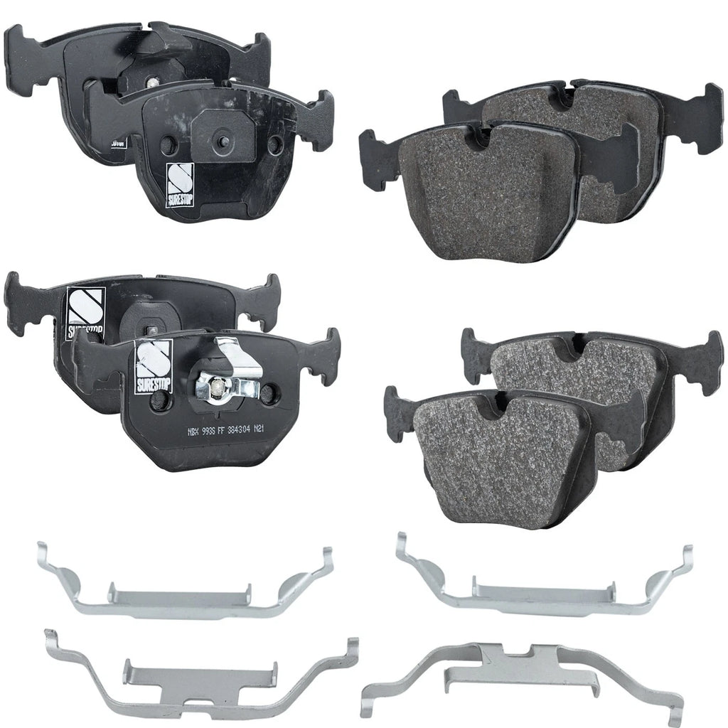 Set of 4 NAO Brake Pads for BMW X5 (2000–2006) and Range Rover (2003–2005)