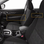 Set of 4 Black Leather Interior Door Panels for Nissan Rogue (2014–2020)