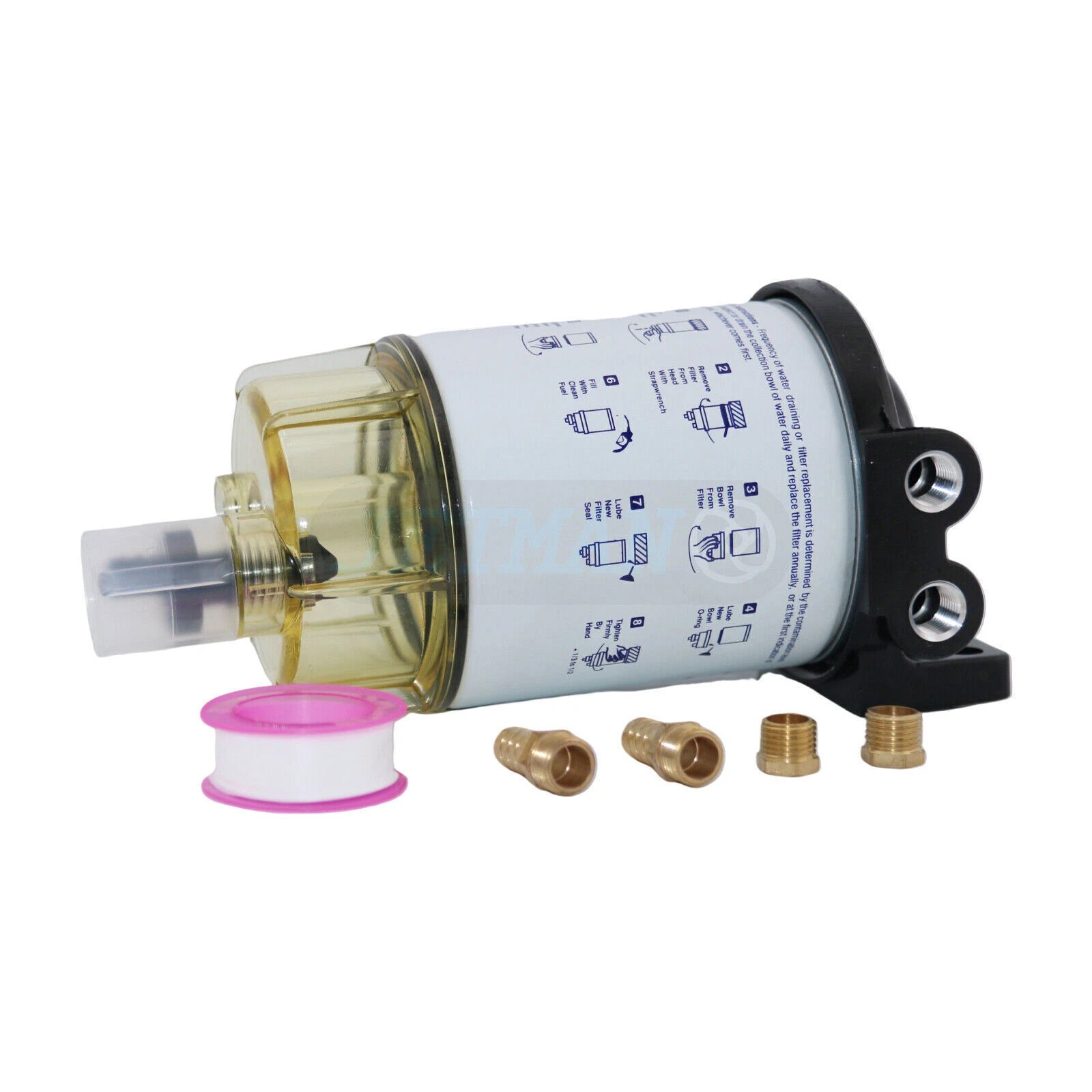 Fuel Filter Water Separator S3213 for Mercury Yamaha Outboard (10 Micron)