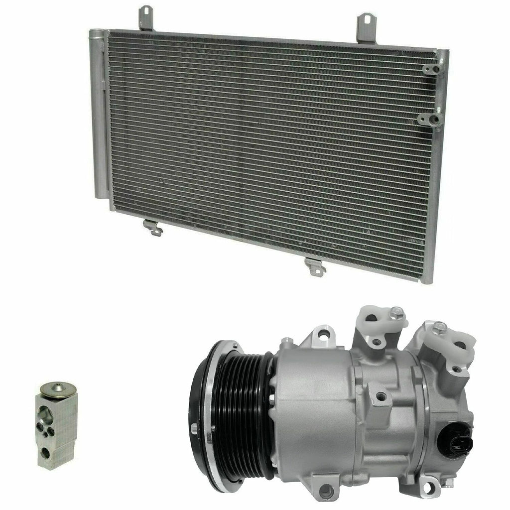 AC Compressor Kit With Condenser for Toyota Camry 2.4L (2007–2011)