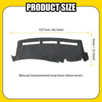Dash Board Cover Mat for Chevrolet Silverado 2500 GMC Sierra (1999–2006) Gray