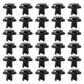 30 Black Plastic Door Panel Trim Clips for Suzuki