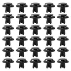 30 Black Plastic Door Panel Trim Clips for Suzuki