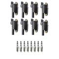 Set of 8 Ignition Coils & NGK Iridium Spark Plugs for CTS Express 1500 (2003–2023)