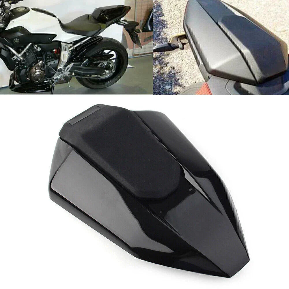 Black Pillion Rear Seat Cowl Cover for Yamaha MT-07 FZ-07 (2013-2017)
