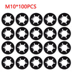Push On Locking Washers Starlock Clips Kit for Metric Shaft