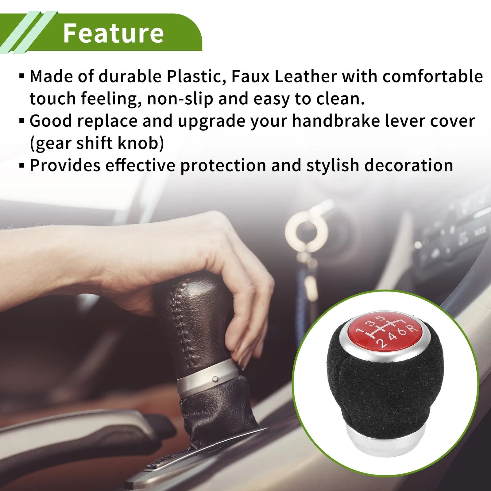 6 Speed Manual Gear Shift Knob for Subaru Impreza WRX (2009–2018)