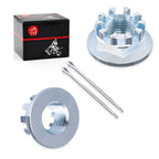 2Pcs Rear Axle Castle Nuts 18mm for Honda TRX200 TRX200D Recon 250 ES TRX250TE