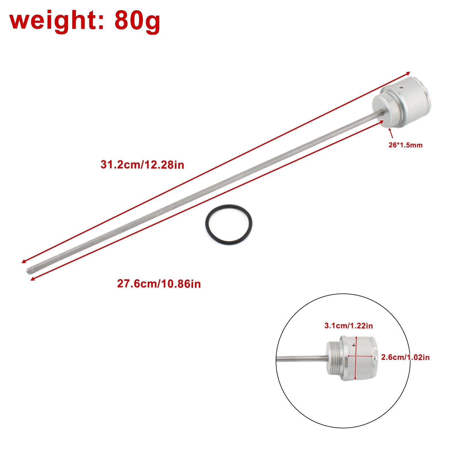 Oil Dipstick Plug for BMW R 45 65 80 100 (1978–1996)