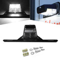 12V DC Bracket-Mount LED License Plate Light for Trailer UTV Truck (Black)