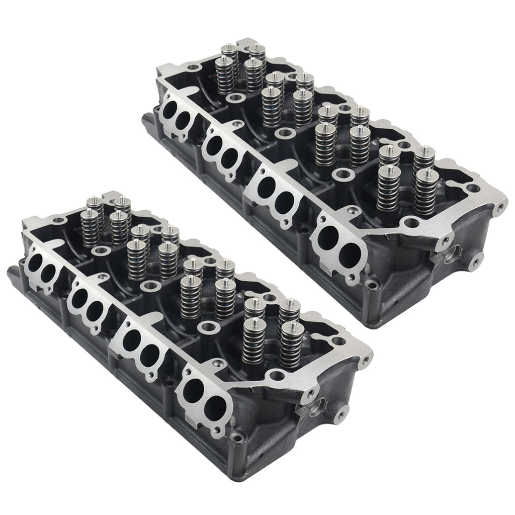Set of 2 Cylinder Heads for Ford F-250 F-350 F-450 F-550 Super Duty (2006–2007)