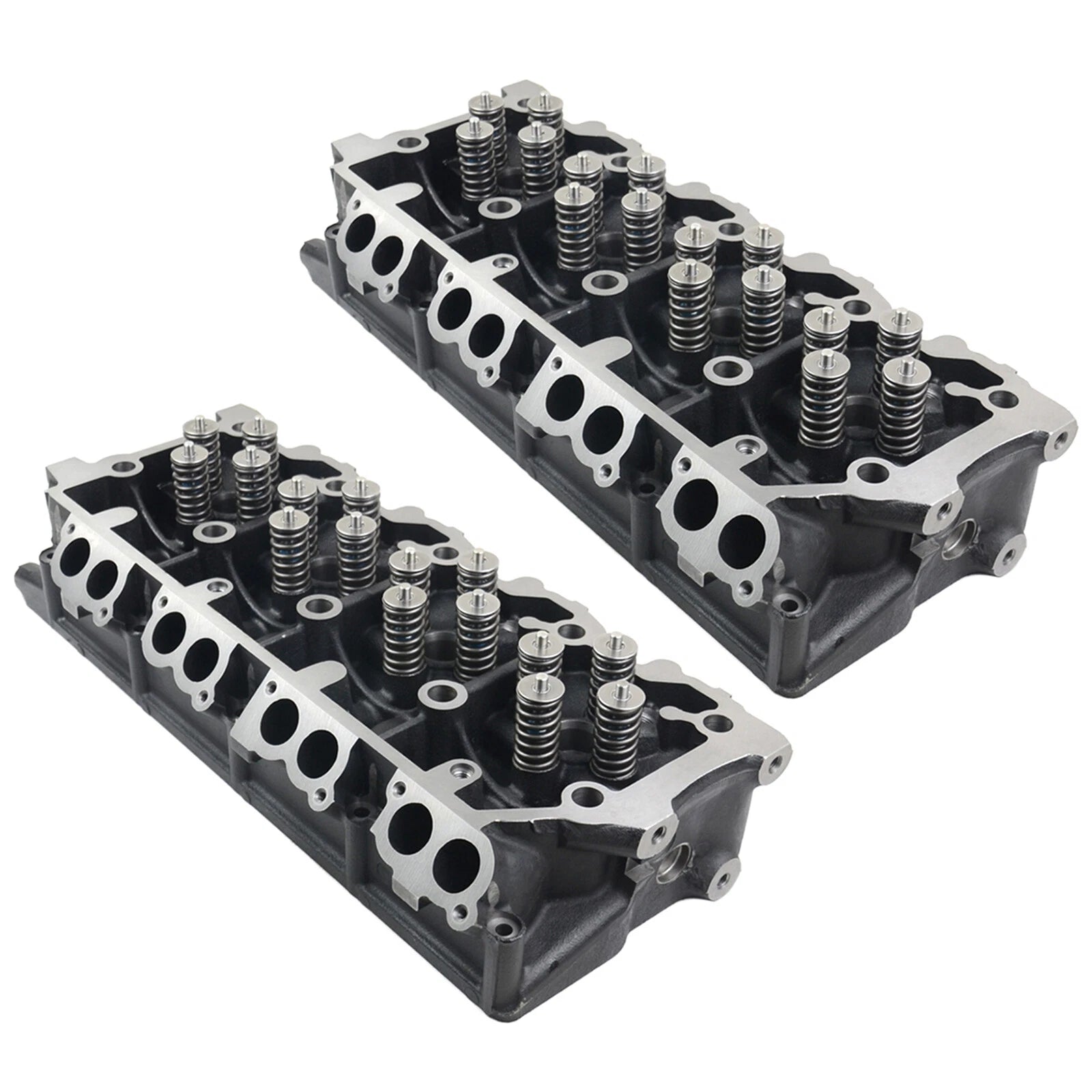 Set of 2 Cylinder Heads for Ford F-250 F-350 F-450 F-550 Super Duty (2006–2007)