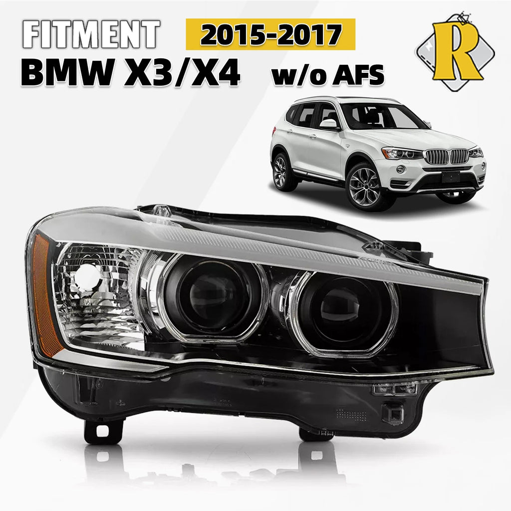 HID Headlight for BMW X3/X4 F25 F26 (2015–2017) RH w/ LED DRL