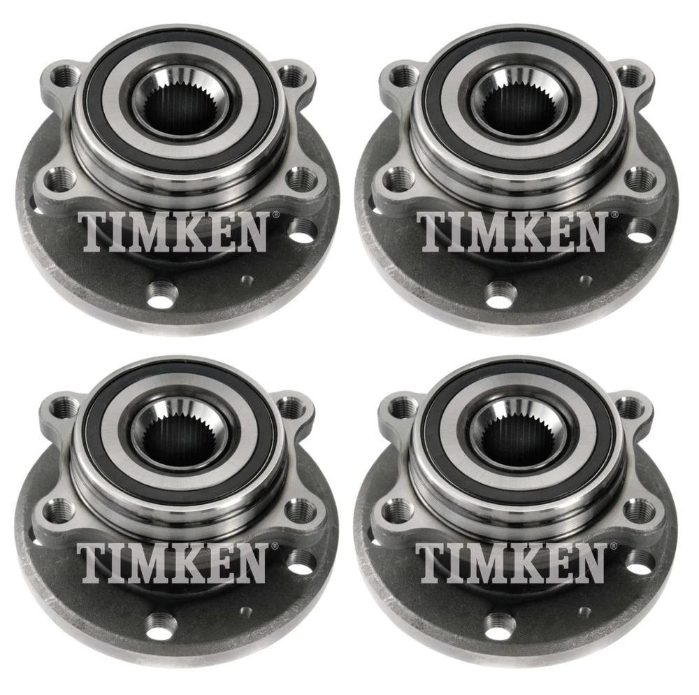 Set of 2 Wheel Bearing & Hubs Kit for Audi A3 Q3 TT Quattro VW CC Tiguan