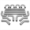 16-Pc Exhaust Pipe Kit for 2.0" OD (Straight, 45°, 90°, U-Bend)