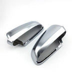 Chrome Pair Rearview Mirror Cap Covers for Audi A4 B7 (2005–2008)