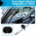 RHS Front Window Regulator w/ Motor for Renault Trafic X83 (2004–2014)