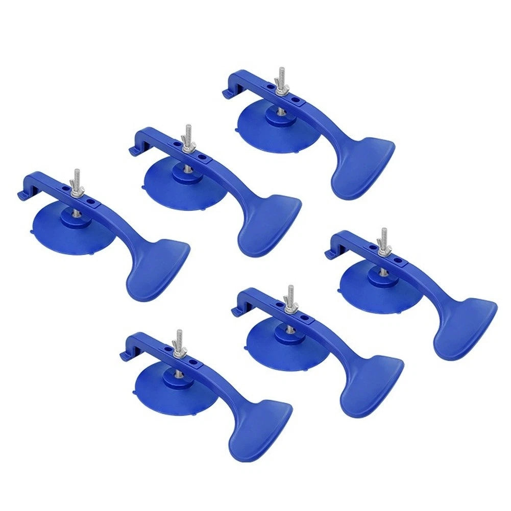Set of 6 Glass Panel Surround Mounting Holders for Universal Use