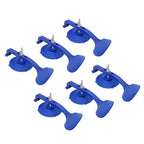 Set of 6 Glass Panel Surround Mounting Holders for Universal Use