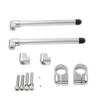 35MM 7/8" Clip-On Handlebar for Universal Cafe Racer - Silver